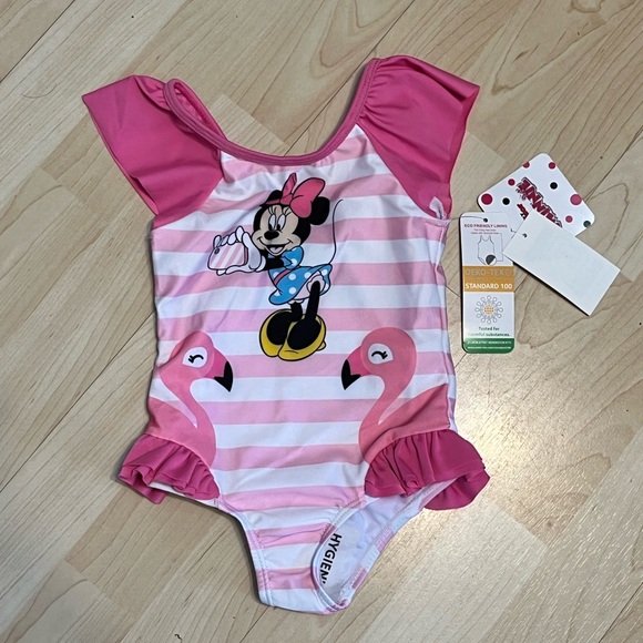 Minnie Mouse baby One Piece Swimsuit 18M - Picture 4 of 6